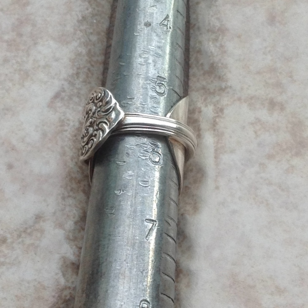 Floral Silverware Ring - image 6